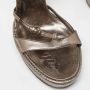 Gucci Vintage Pre-owned Fabric sandals Gray Dames - Thumbnail 8