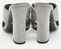 Gucci Vintage Pre-owned Fabric sandals Gray Dames - Thumbnail 4