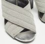Gucci Vintage Pre-owned Fabric sandals Gray Dames - Thumbnail 6