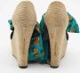 Gucci Vintage Pre-owned Fabric sandals Green Dames - Thumbnail 7