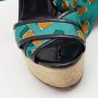 Gucci Vintage Pre-owned Fabric sandals Green Dames - Thumbnail 9