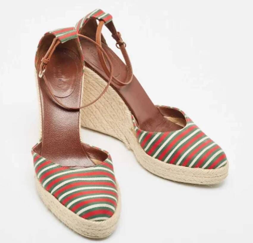 Gucci Vintage Pre-owned Fabric sandals Multicolor Dames