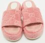 Gucci Vintage Pre-owned Fabric sandals Pink Dames - Thumbnail 3