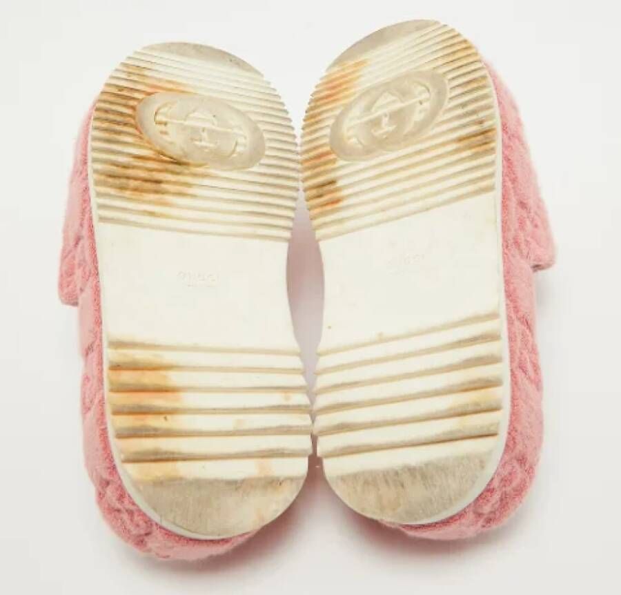 Gucci Vintage Pre-owned Fabric sandals Pink Dames