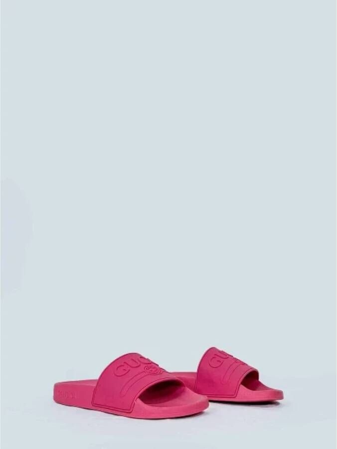 Gucci Vintage Pre-owned Fabric sandals Pink Dames