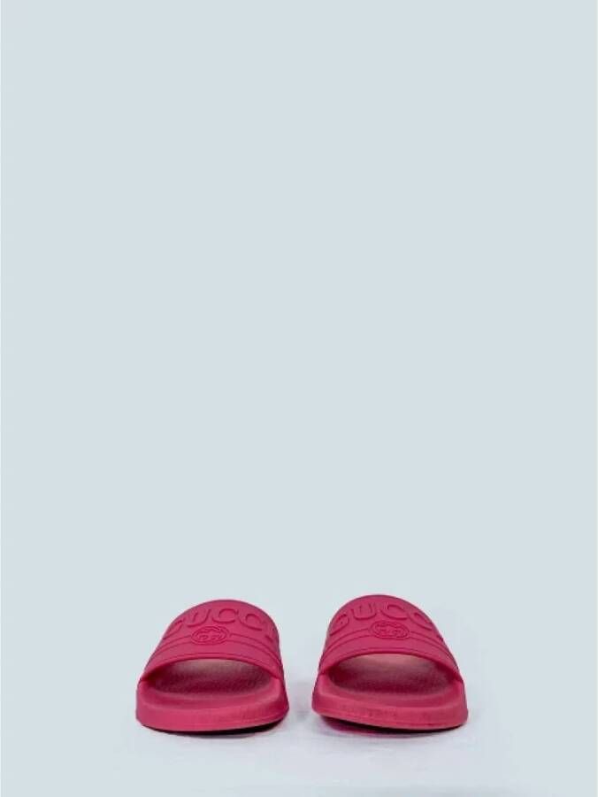 Gucci Vintage Pre-owned Fabric sandals Pink Dames
