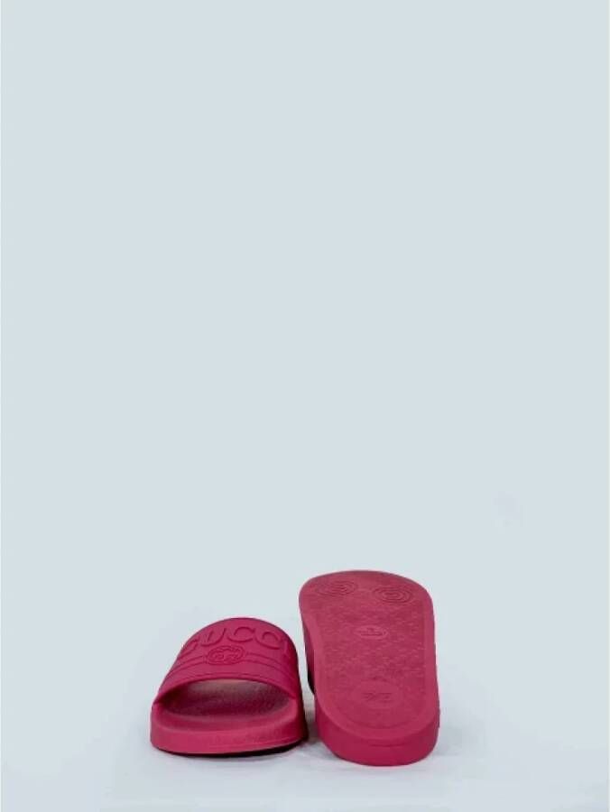 Gucci Vintage Pre-owned Fabric sandals Pink Dames