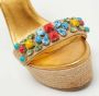 Gucci Vintage Pre-owned Fabric sandals Yellow Dames - Thumbnail 7