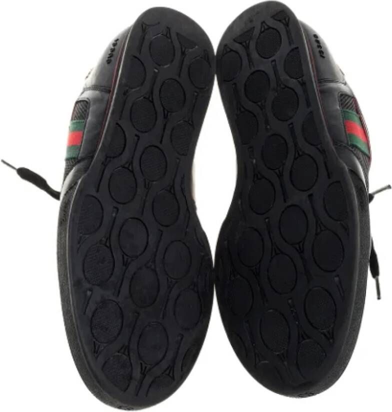 Gucci Vintage Pre-owned Fabric sneakers Black Dames