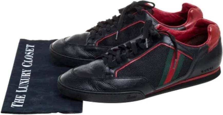 Gucci Vintage Pre-owned Fabric sneakers Black Dames