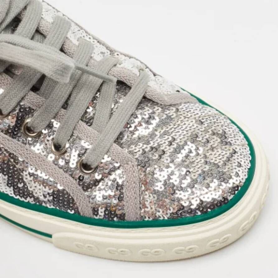 Gucci Vintage Pre-owned Fabric sneakers Gray Dames