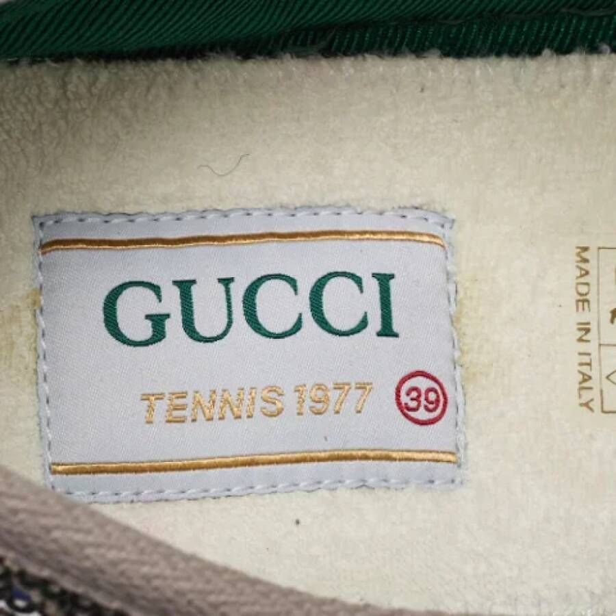 Gucci Vintage Pre-owned Fabric sneakers Gray Dames
