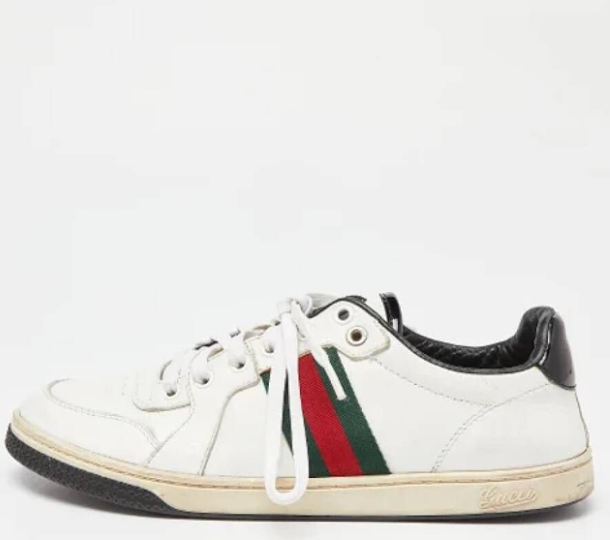 Gucci Vintage Pre-owned Fabric sneakers White Dames