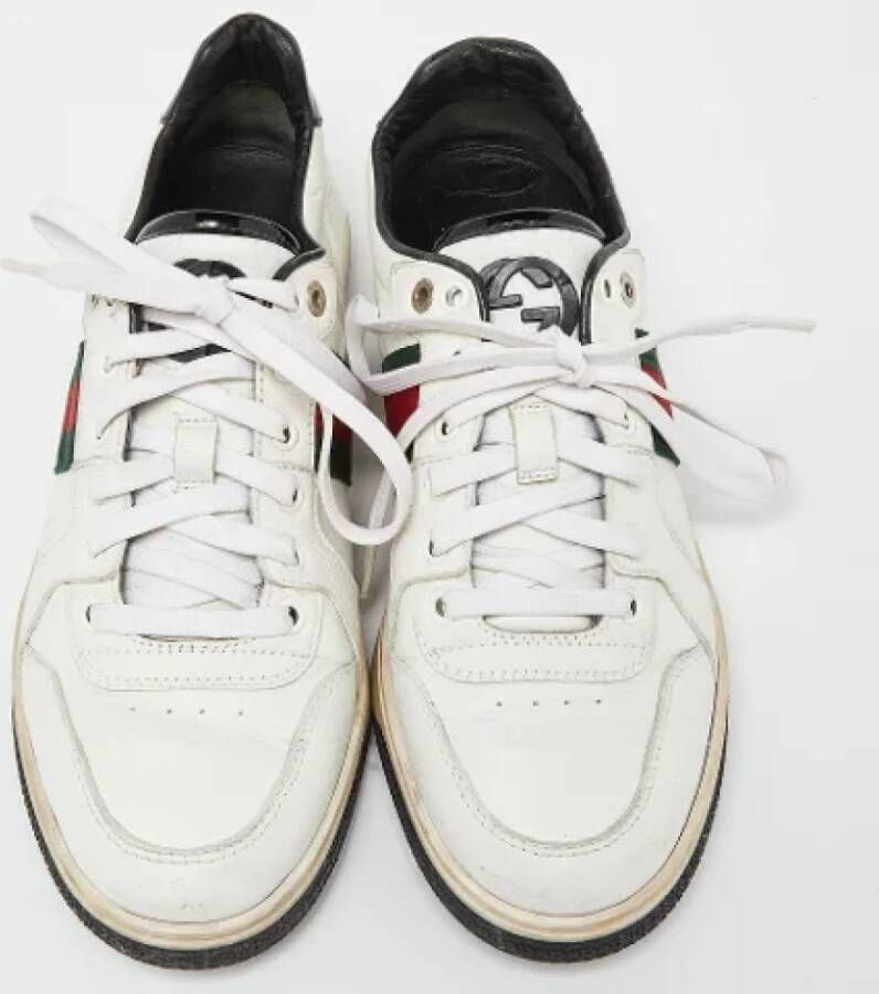Gucci Vintage Pre-owned Fabric sneakers White Dames