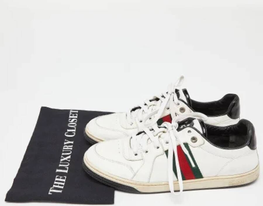 Gucci Vintage Pre-owned Fabric sneakers White Dames