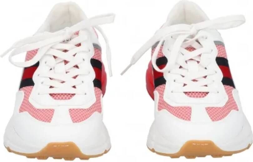 Gucci Vintage Pre-owned Fabric sneakers White Dames