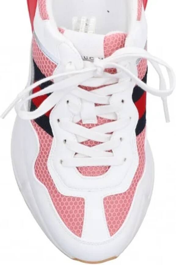 Gucci Vintage Pre-owned Fabric sneakers White Dames