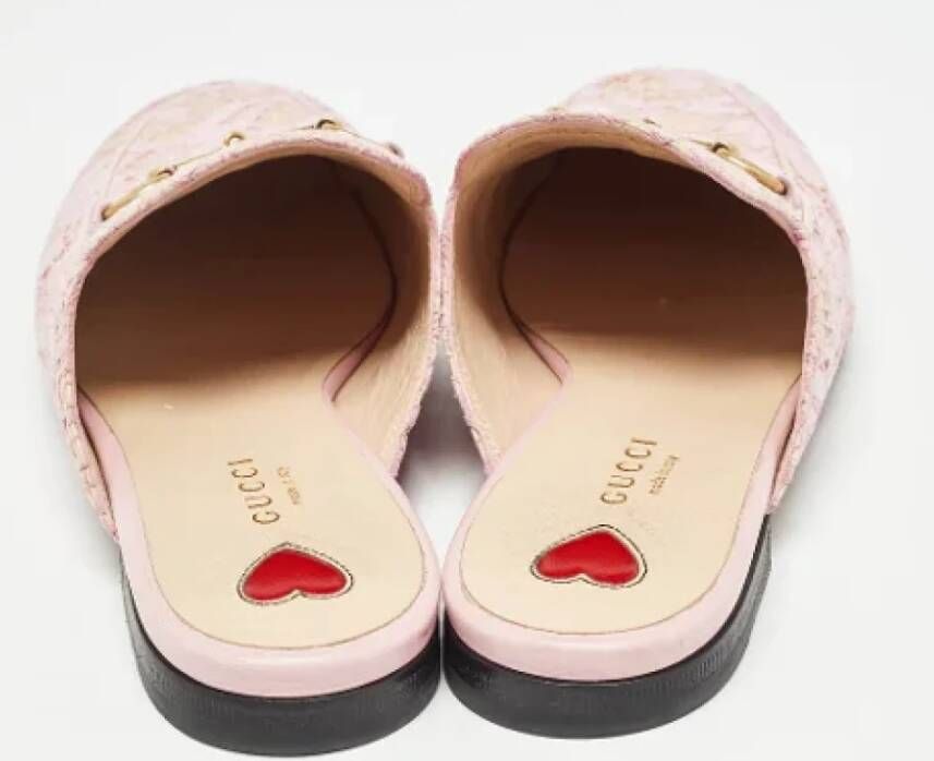 Gucci Vintage Pre-owned Lace flats Pink Dames