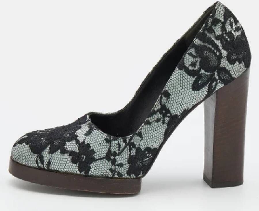 Gucci Vintage Pre-owned Lace heels Black Dames