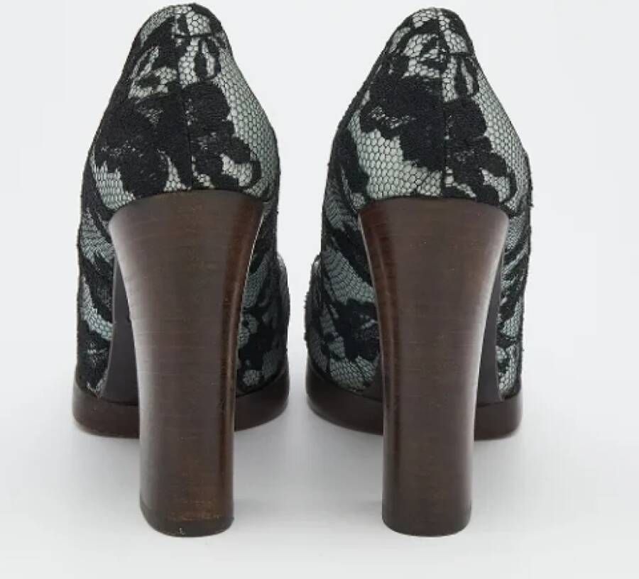 Gucci Vintage Pre-owned Lace heels Black Dames