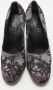 Gucci Vintage Pre-owned Lace heels Black Dames - Thumbnail 3