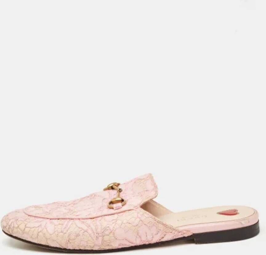 Gucci Vintage Pre-owned Lace mules Pink Dames