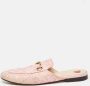 Gucci Vintage Pre-owned Lace mules Pink Dames - Thumbnail 2