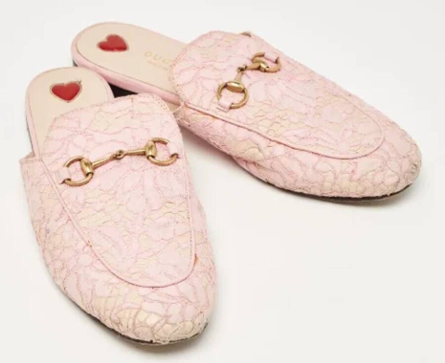 Gucci Vintage Pre-owned Lace mules Pink Dames