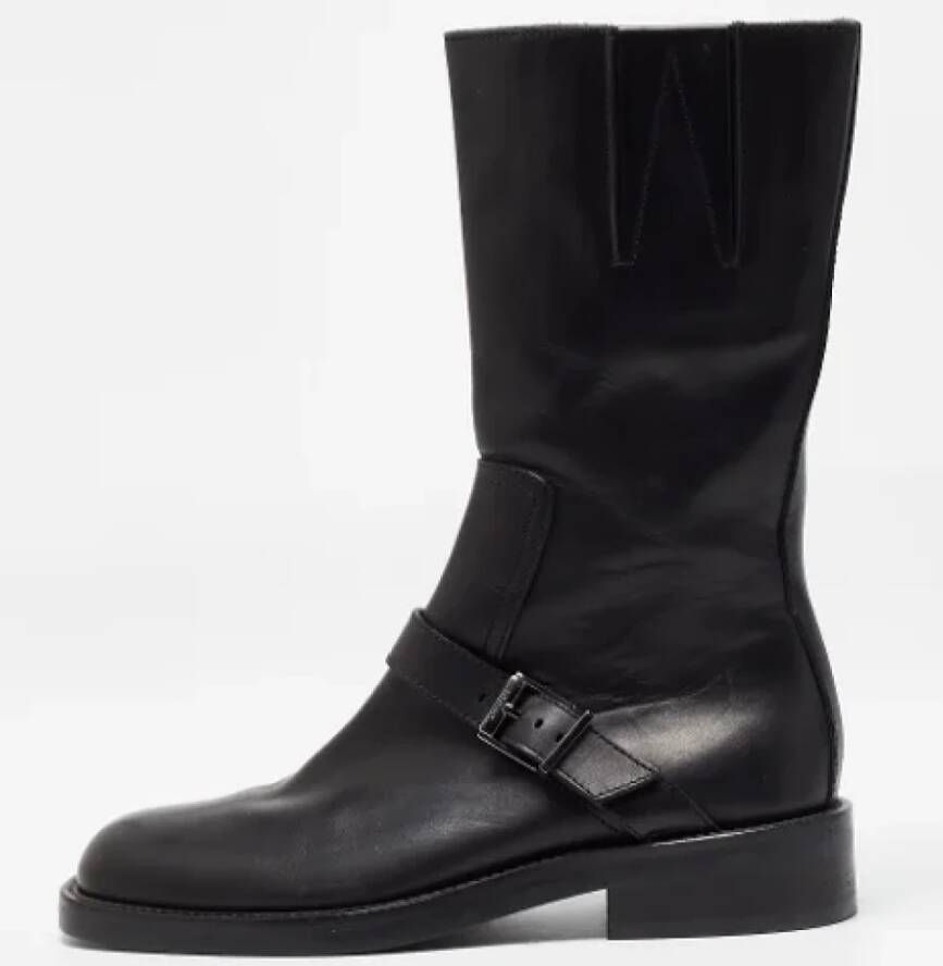 Gucci Vintage Pre-owned Leather boots Black Dames