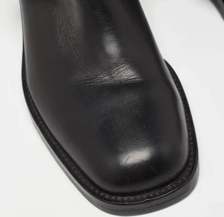 Gucci Vintage Pre-owned Leather boots Black Dames