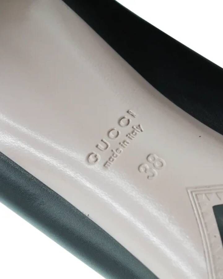 Gucci Vintage Pre-owned Leather boots Black Dames