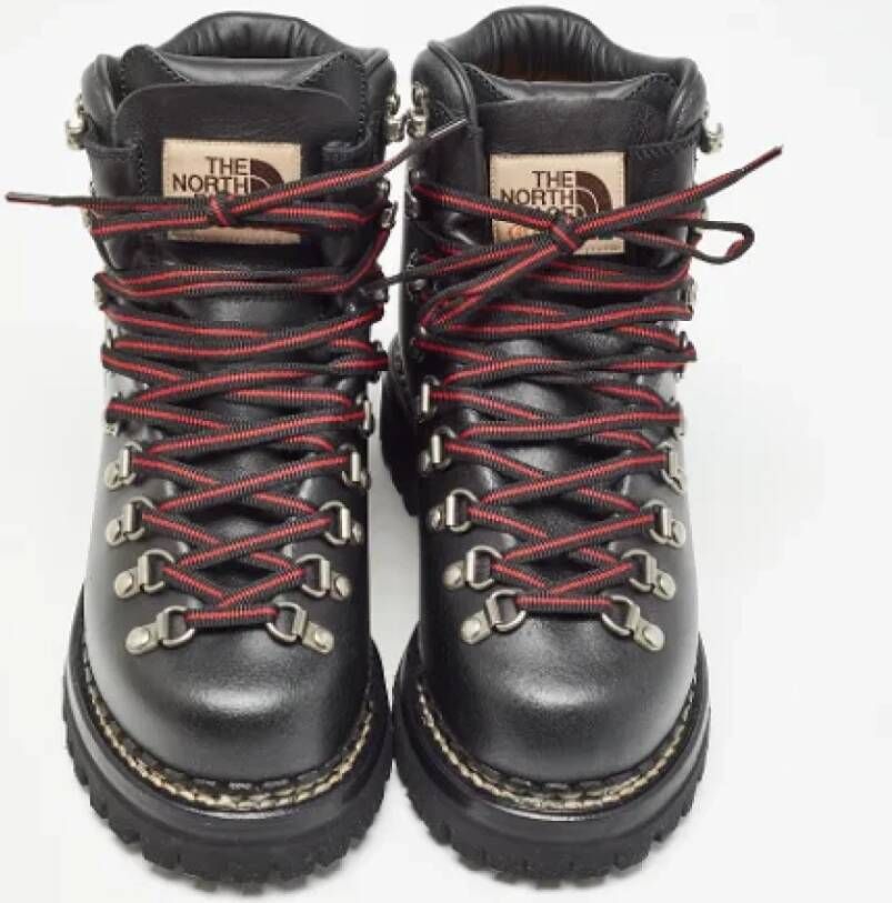 Gucci Vintage Pre-owned Leather boots Black Dames