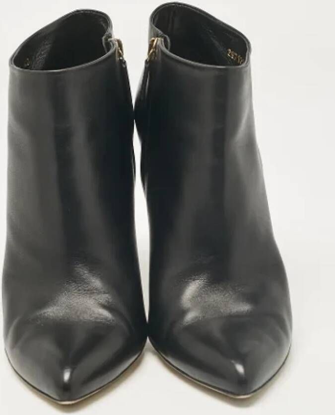 Gucci Vintage Pre-owned Leather boots Black Dames