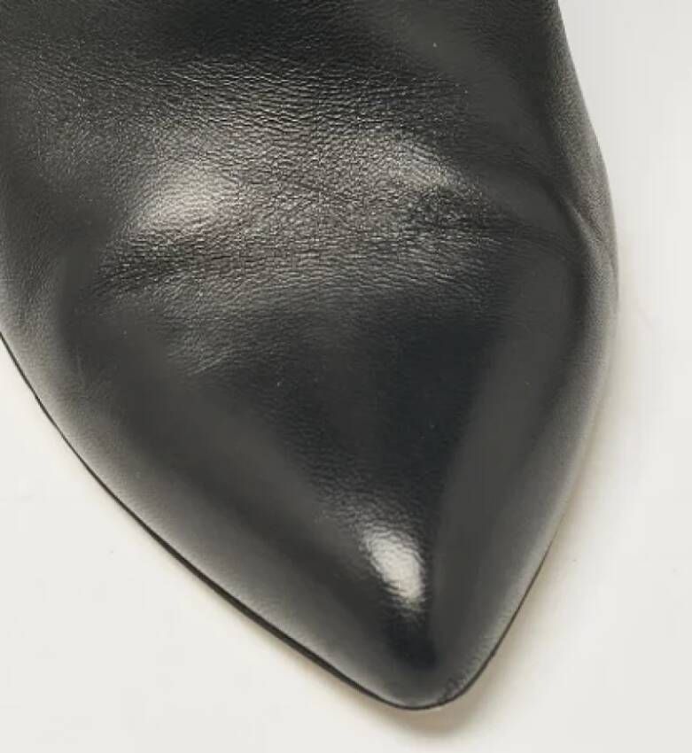Gucci Vintage Pre-owned Leather boots Black Dames