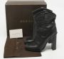 Gucci Vintage Pre-owned Leather boots Black Dames - Thumbnail 9