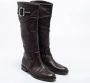 Gucci Vintage Pre-owned Leather boots Brown Dames - Thumbnail 3