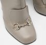 Gucci Vintage Pre-owned Leather boots Gray Dames - Thumbnail 8