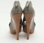 Gucci Vintage Pre-owned Leather boots Gray Dames - Thumbnail 5