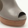 Gucci Vintage Pre-owned Leather boots Gray Dames - Thumbnail 8