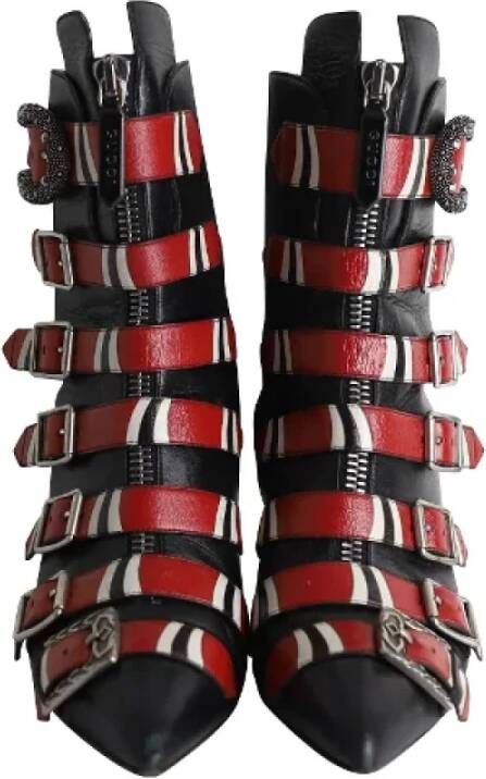 Gucci Vintage Pre-owned Leather boots Multicolor Dames