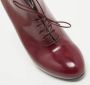 Gucci Vintage Pre-owned Leather boots Purple Dames - Thumbnail 8