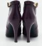 Gucci Vintage Pre-owned Leather boots Purple Dames - Thumbnail 5