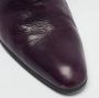 Gucci Vintage Pre-owned Leather boots Purple Dames - Thumbnail 8