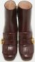 Gucci Vintage Pre-owned Leather boots Red Dames - Thumbnail 3