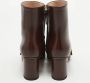 Gucci Vintage Pre-owned Leather boots Red Dames - Thumbnail 5
