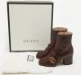 Gucci Vintage Pre-owned Leather boots Red Dames - Thumbnail 9