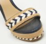 Gucci Vintage Pre-owned Leather espadrilles Beige Dames - Thumbnail 7