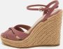 Gucci Vintage Pre-owned Leather espadrilles Pink Dames - Thumbnail 2