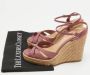Gucci Vintage Pre-owned Leather espadrilles Pink Dames - Thumbnail 9