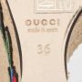 Gucci Vintage Pre-owned Leather espadrilles Yellow Dames - Thumbnail 8